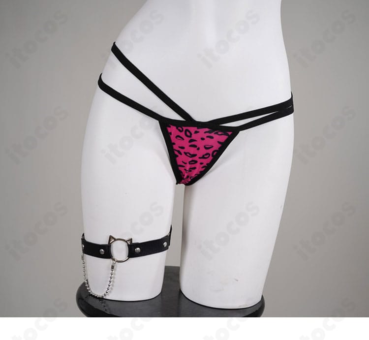 ビキニショーツのディテール（ウエストゴムとカッティング）