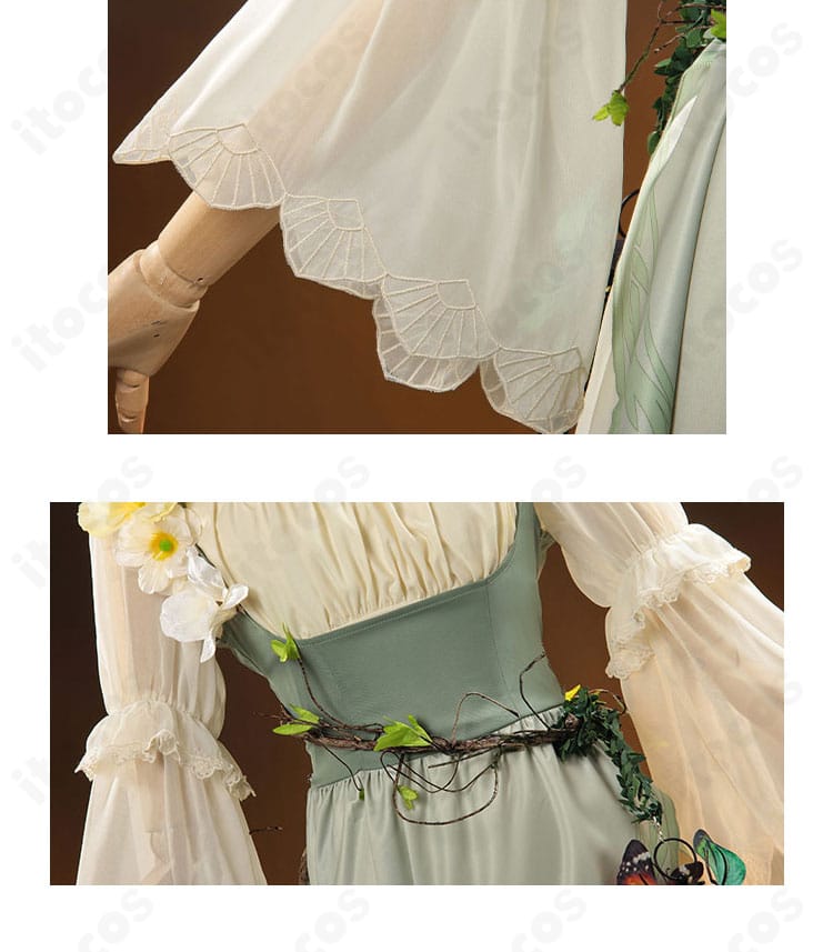 使徒 アン コスプレ衣装の袖口装飾アップ。繊細な意匠で世界観を演出。