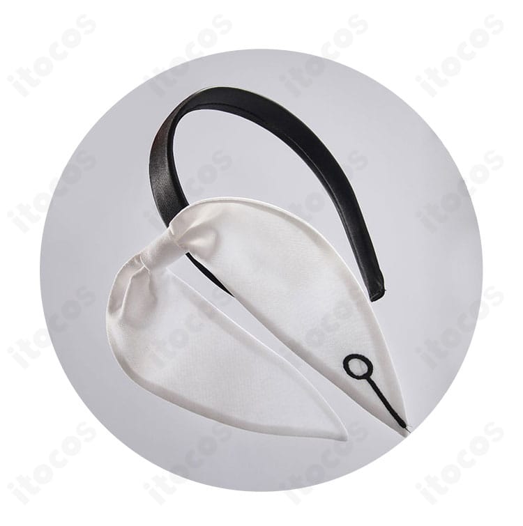 プラナ キョンシー衣装の髪飾りディテール。可愛さを引き立てるアクセサリーの質感