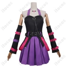 ガールズバンドクライ 海老塚智×クロミ コスプレ衣装 高再現でステージ映え、着脱簡単 S〜XXL - 1枚目の画像（サムネイル）