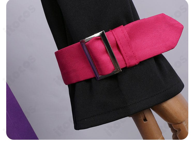 ガールズバンドクライ 海老塚智×クロミ コスプレ衣装の袖口装飾ディテール。丁寧な仕上げと素材感