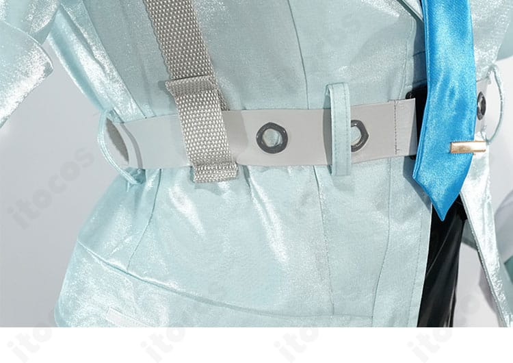 PA-15 フローレンス衣装の背面腰ベルト装飾。金具とベルトの質感を示す詳細カット