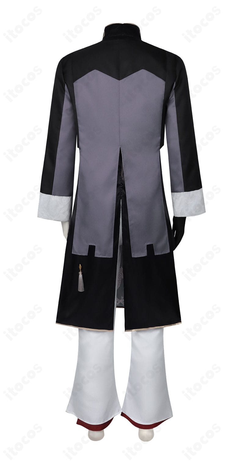 背面全体画像。後ろ姿まで整った縁取りとバランスの良い裾ラインを忠実に再現。