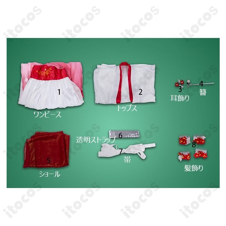 薬屋のひとりごと 猫猫 街歩きコスプレ 高発色の中華風で再現度◎ 撮影・イベントに最適 - 4枚目の画像