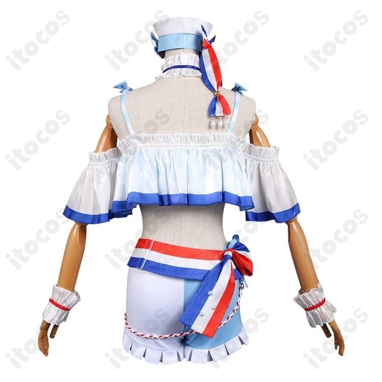 プロセカ 桃井愛莉 ブルーマリン・クルースタイル 高再現コスプレ衣装一式で撮影もイベントも映える - 3枚目の画像