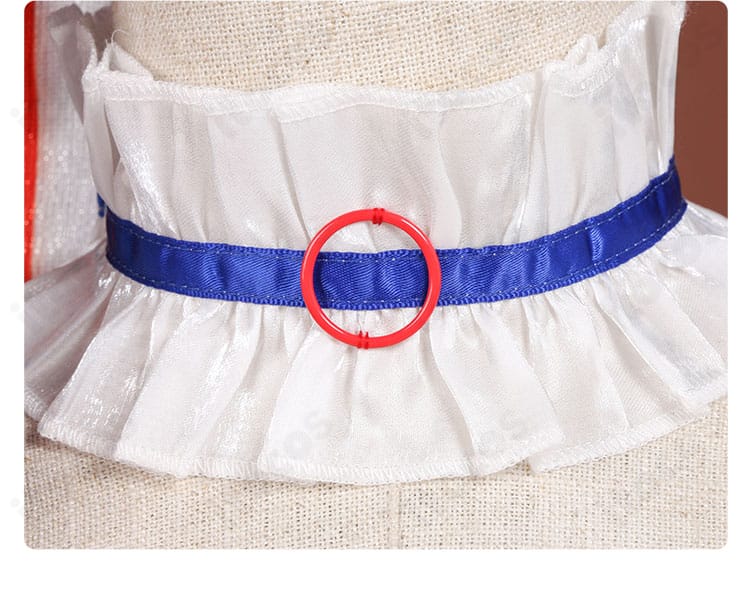 桃井愛莉 コスプレ衣装 首飾りディテール（チャーム・色味）