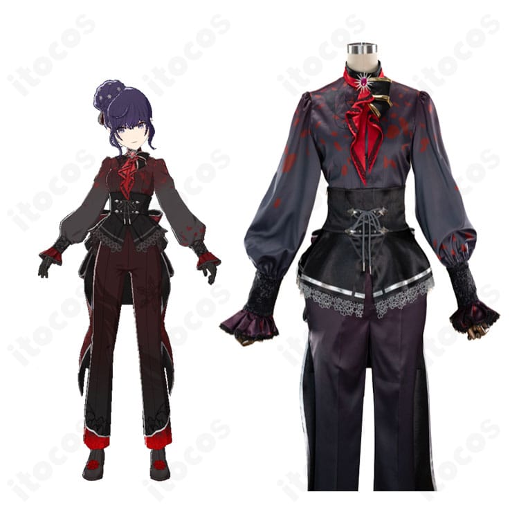 プロセカ 朝比奈まふゆ Icy rose-lady コスプレ衣装の着用イメージと公式風ビジュアル比較