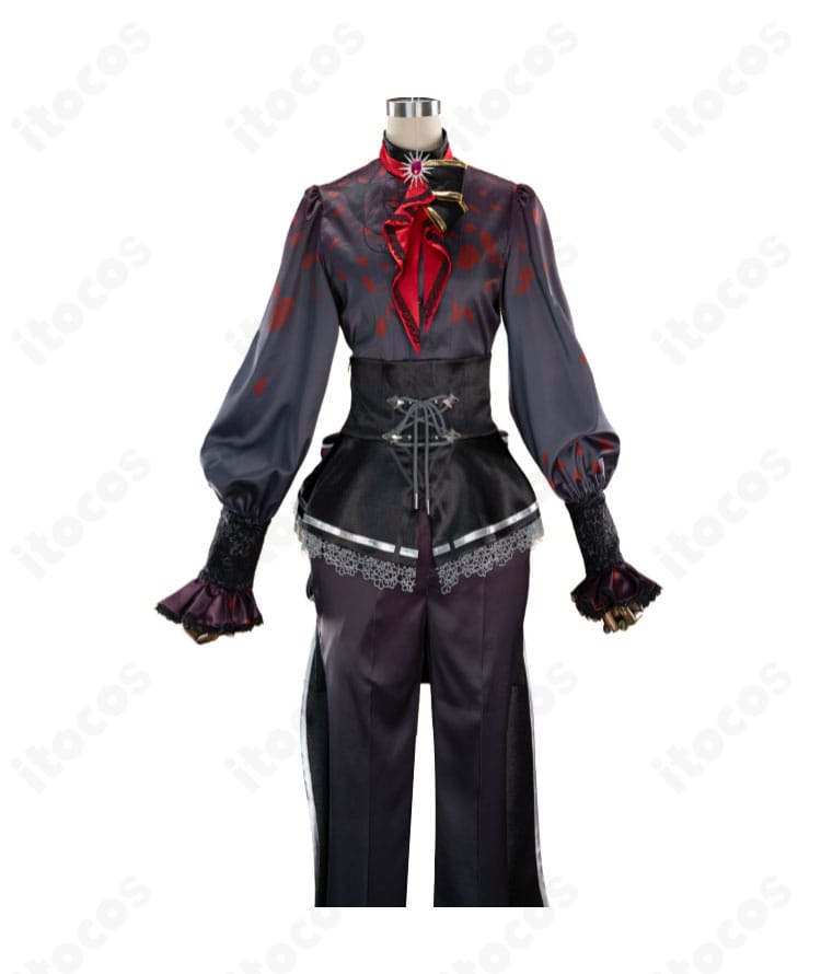 プロセカ 朝比奈まふゆ Icy rose-lady コスプレ衣装の正面全身写真