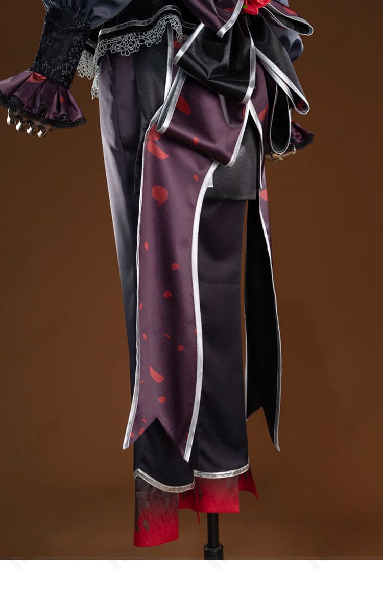 朝比奈まふゆ Icy rose-lady コスプレ衣装の裾装飾ディテール