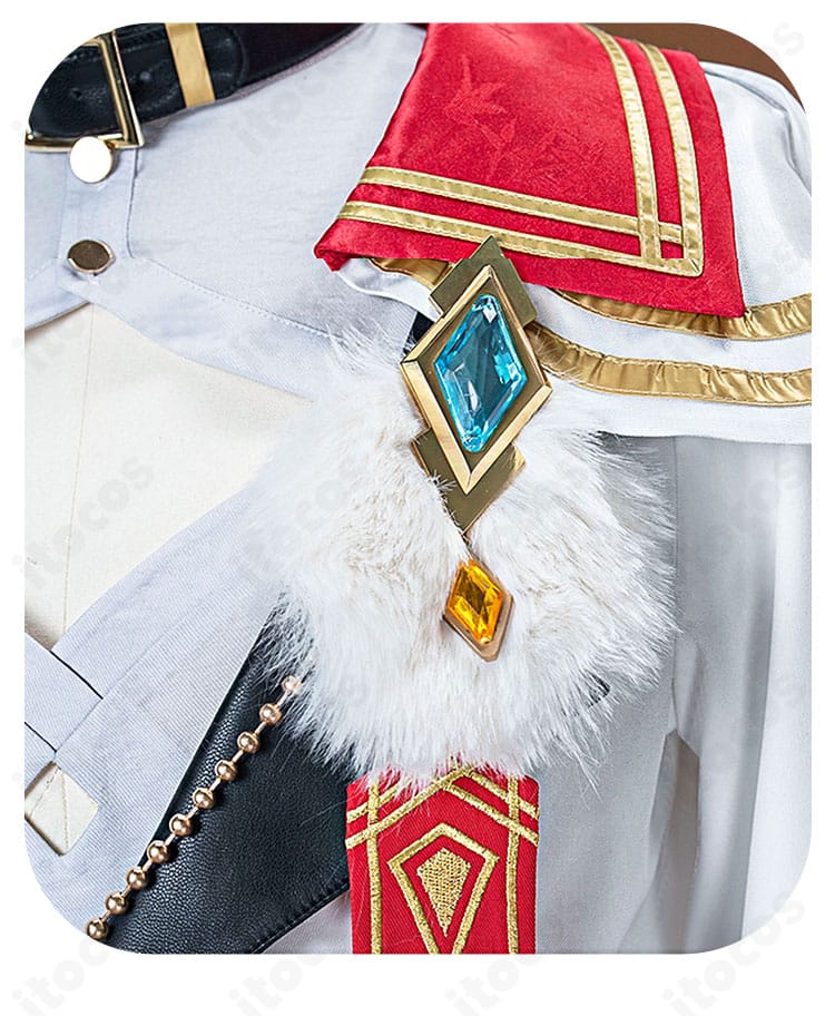 アンビバレンス衣装 コスプレ 胸飾りアップ｜華やかな装飾パーツの質感と造形