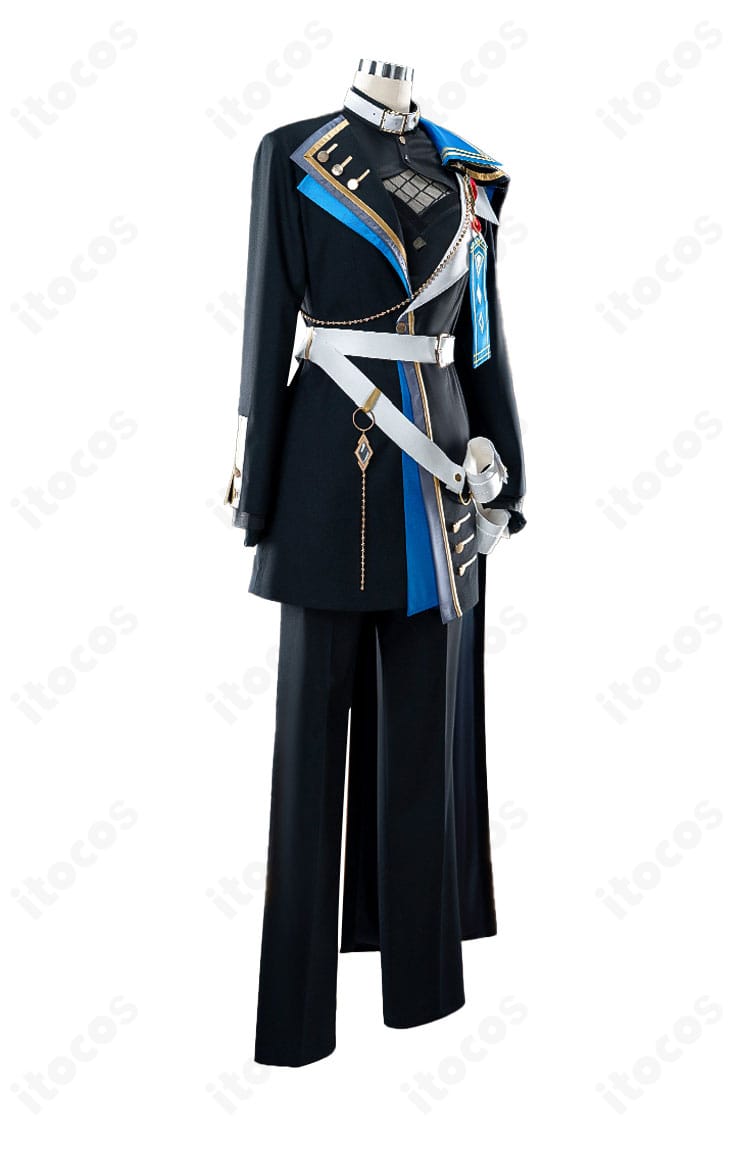 アンビバレンス衣装の側面ディテール。袖口やベルト位置、ライン取りの確認用クローズアップ