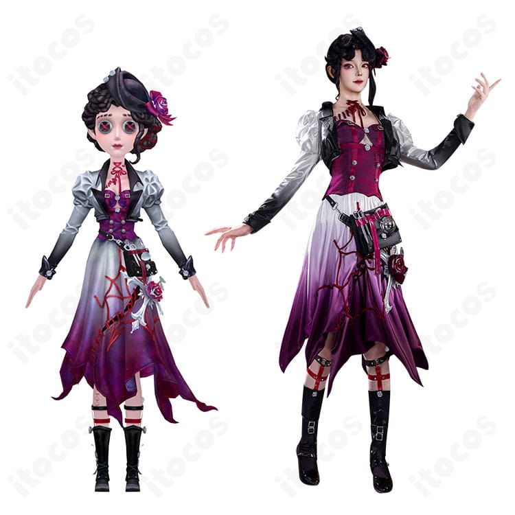 第五人格 医師（エミリー・ダイアー）アンチモン衣装の着用イメージ。上品なコートと装飾が映える高再現コーデ