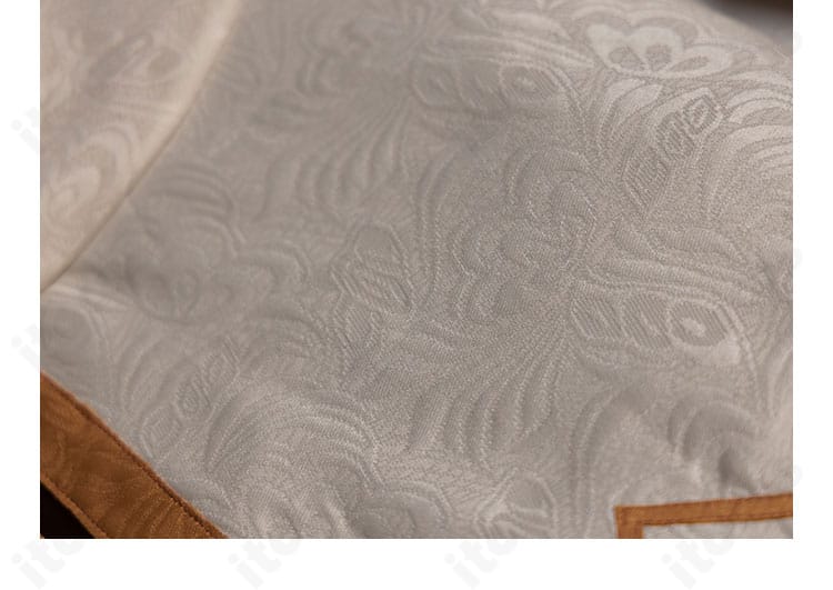 江戸川乱歩 魔術師スカウト衣装のマント模様ディテール。質感と柄の表情が分かるアップ