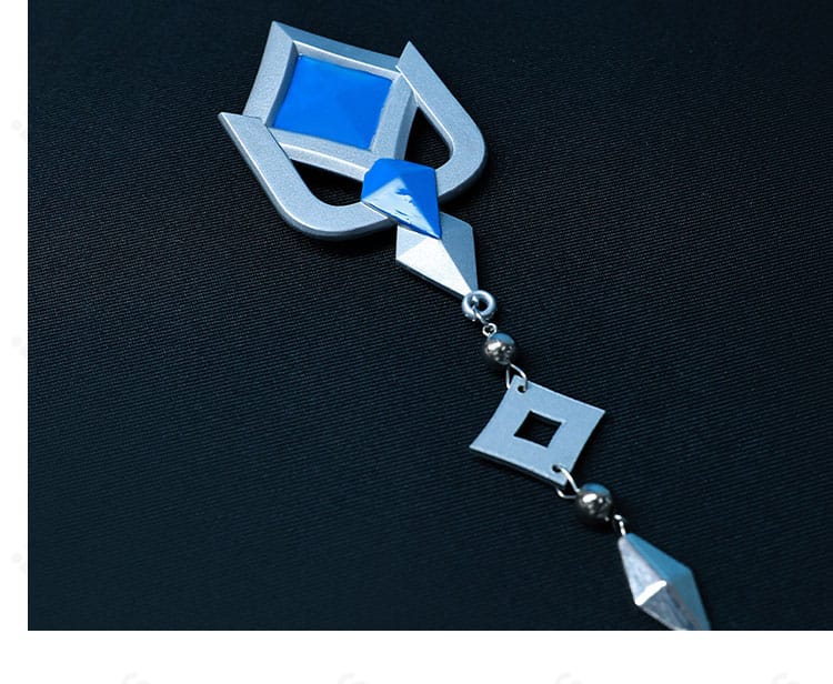 夜蘭 肩飾りディテール。ショルダー装飾の形状と取り付け位置を確認できる画像