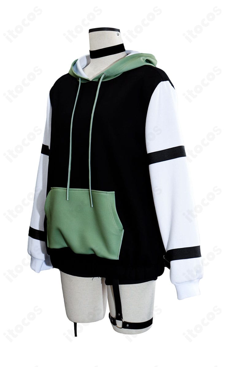 側面シルエット：要 楽奈『潜在表明』衣装のラインとバランスを確認できる横向きカット