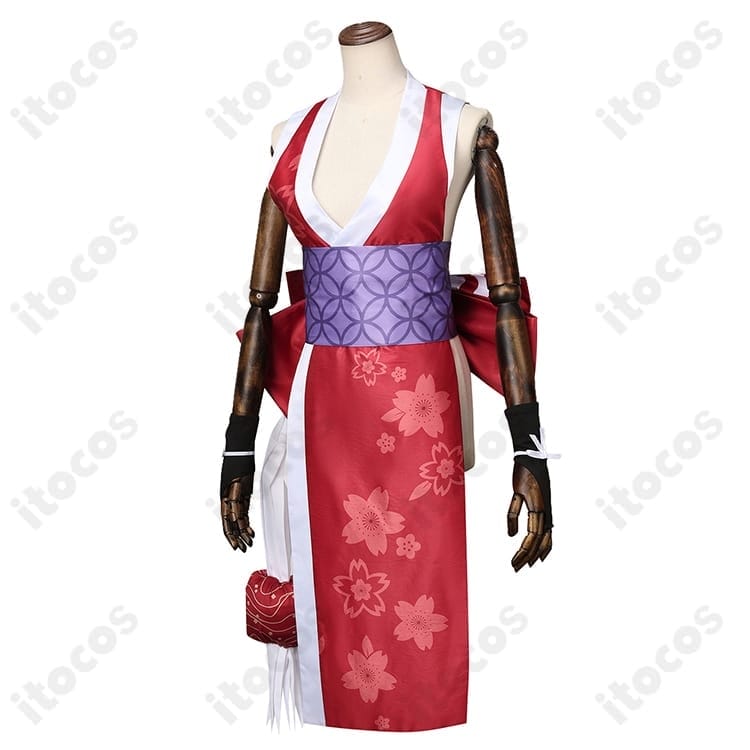 不知火舞 コスプレ衣装（KOF）和風くノ一｜高再現ディテールと軽やかな着用感でイベントに最適 - 2枚目の画像