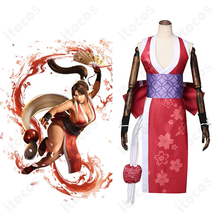 不知火舞 コスプレ衣装の着用イメージ｜KOFの通常衣装を高再現したフルセット