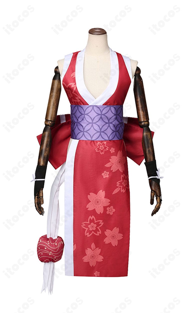 不知火舞 コスプレ衣装 正面全体図｜通常衣装のシルエットと配色を忠実に再現