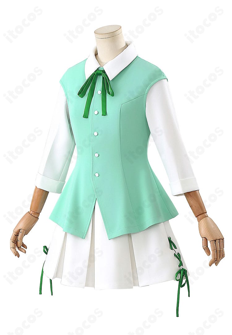 木之本桜 TV版コスプレ衣装の側面シルエット。動きやすいスカートラインでポージングや撮影会に適したバランス設計。