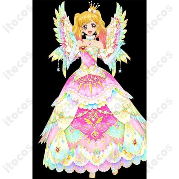 アイカツスターズ！虹野ゆめ エターナルレインボーコーデ 高再現で撮影に強いオーダーメイド衣装