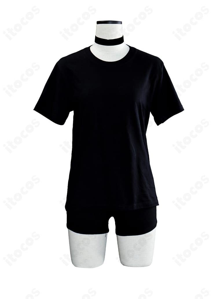 MyGO!!!!! 高松燈 潜在表明 THE FIRST TAKE インナーTシャツの正面ディテール。シンプルで着心地の良い仕上がり。