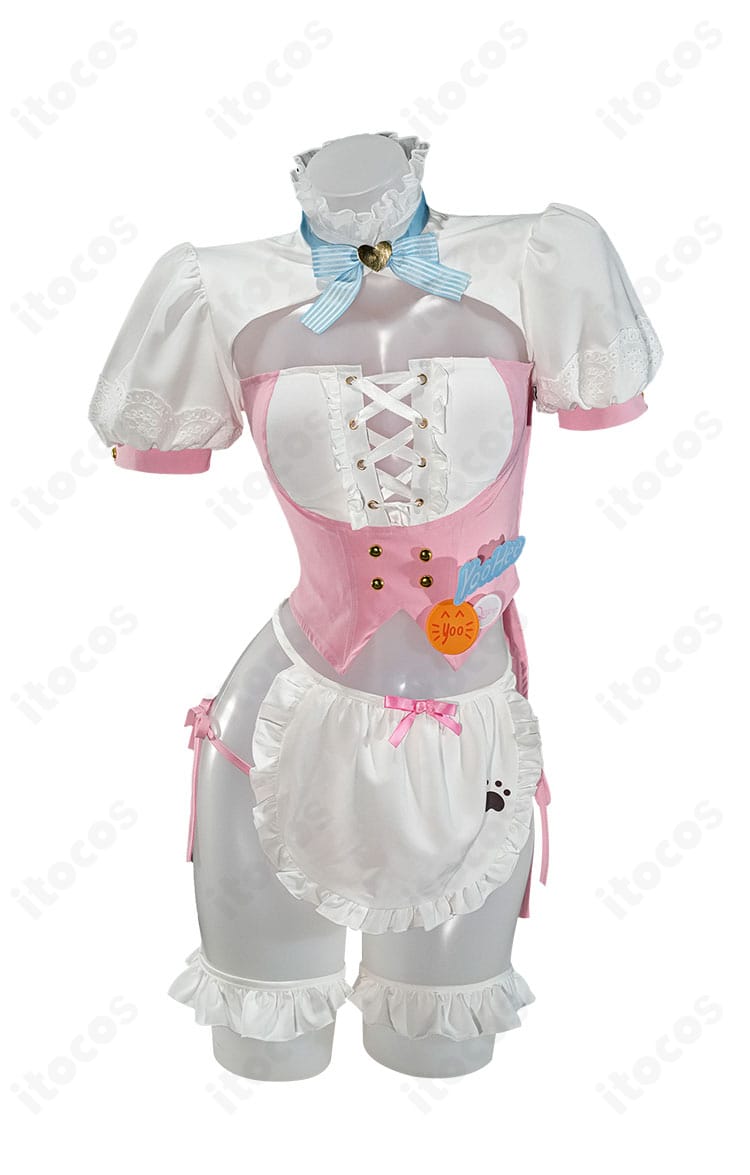 幼熙 私服スイートミラクル衣装の側面シルエットとスカートの広がりを示す写真