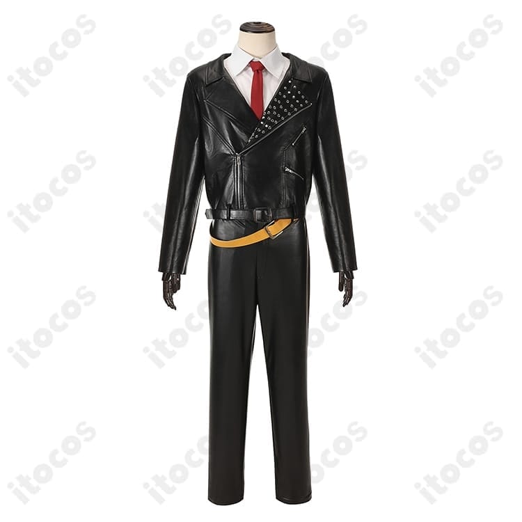 FGO テスカトリポカ コスプレ衣装。毛皮襟と斜め前合わせを忠実再現、撮影会やイベントに最適 - 4枚目の画像