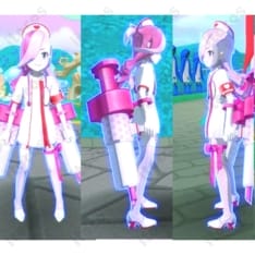 #コンパス メグメグ ナース衣装向けウィッグ。耐熱でセット自在、長時間も快適なフィット感 - 1枚目の画像（サムネイル）