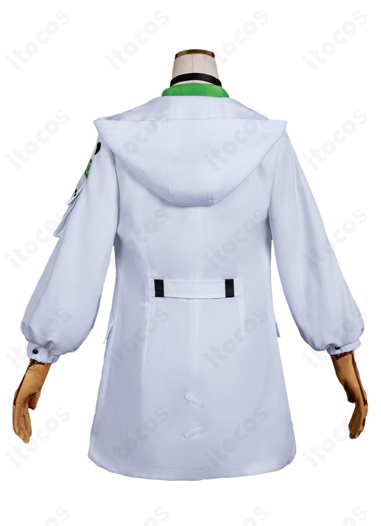 IdentityV 第五人格 アニー・レスター衣装の背面ディテール。フード形状とベルト装飾を忠実に再現