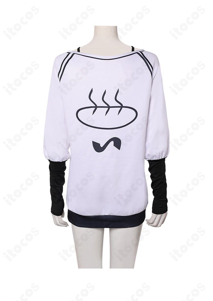 ダンダダン 綾瀬桃 コスプレ衣装の背面全体。後ろ姿のシルエットとライン保持を忠実に再現した写真