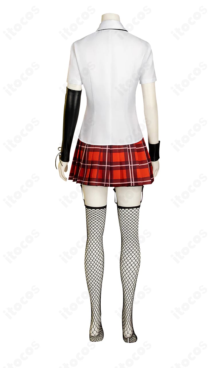 マリー・ローズ 学生服コスプレ 背面ディテール｜可動域を確保した背面設計