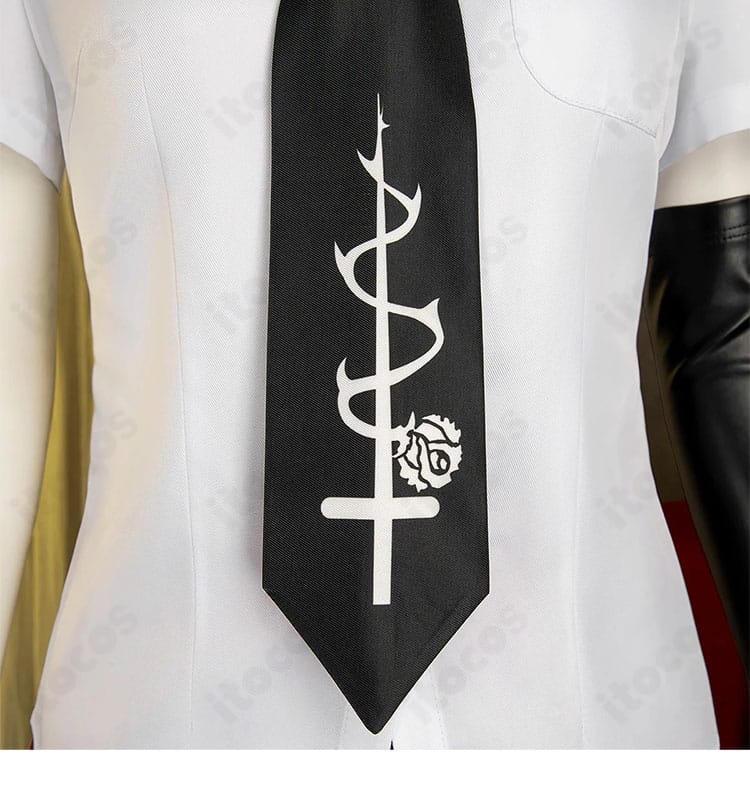 マリー・ローズ 学生服コスプレ ネクタイ装飾アップ｜アクセントになる結びの表情