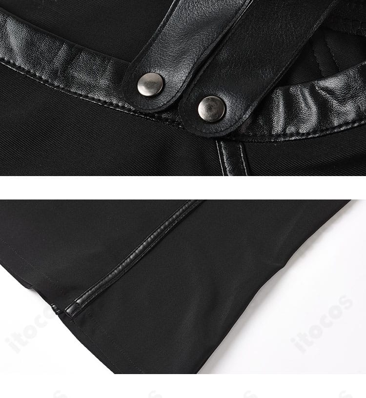 カドック・ゼムルプス コスプレ インナー襟と裾の縫製ディテール。端処理の丁寧さがわかる画像。