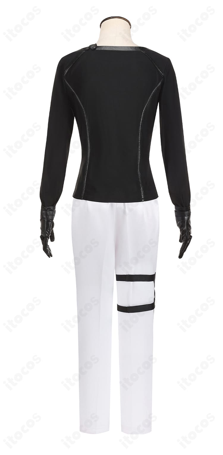 カドック・ゼムルプス コスプレ インナー長袖 背面。肩線の仕立てとフィット感がわかるカット。