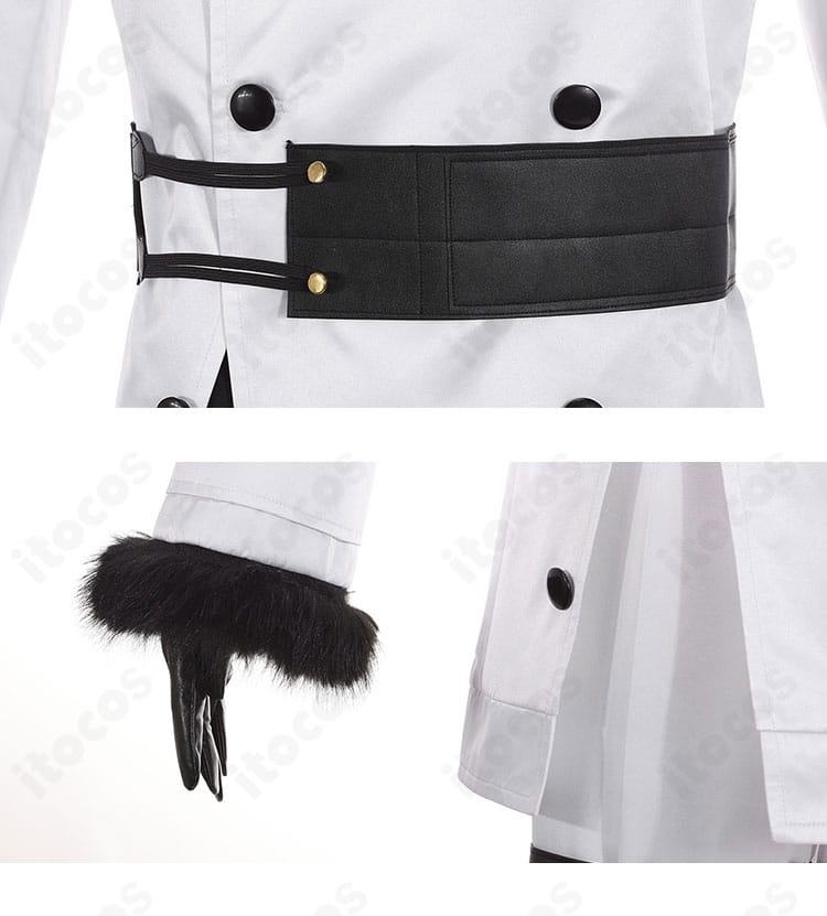 FGO カドック コート袖と腰飾りのディテール。装飾パーツの取り付け位置と質感を確認できる写真。