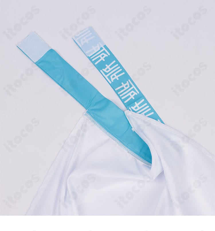 初音ミク T氏の話を信じるな コスプレ 頭飾りディテール｜ウィンプルの固定部とアクセ要素