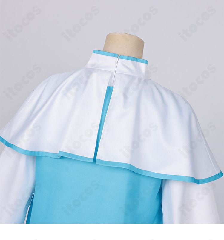 初音ミク T氏の話を信じるな 衣装 背面披肩ディテール｜ウィンプルの重なりと形状の再現性