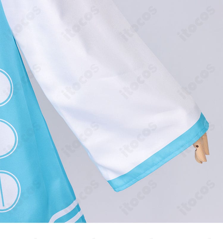 初音ミク コスプレ衣装 袖口ディテール｜袖先の縫製精度と着用時のフィット感