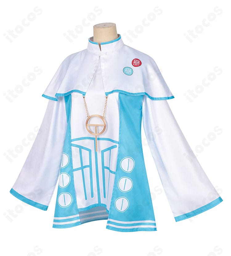 初音ミク コスプレ衣装 側面ディテール｜ベストのラインと袖周りの縫製、シルエット確認