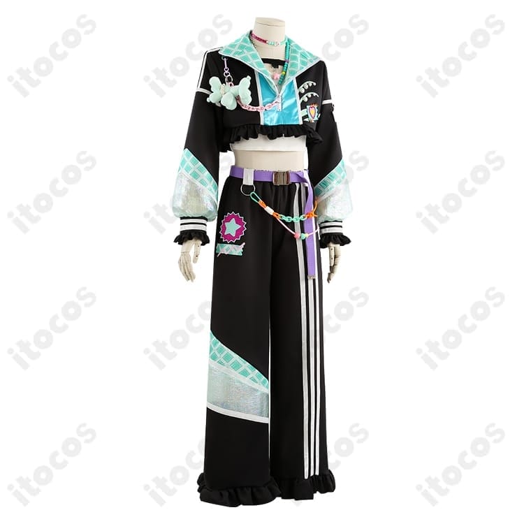 あんスタ 宝丈萊香 プレナイトチェック 高再現コスプレ衣装一式｜撮影映えと快適さを両立 - 2枚目の画像