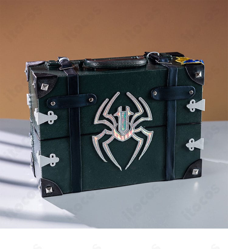 納棺師 キャッツアイ衣装の小道具・手提げ箱（別売小物とコーデ可能）の展示。世界観を補完する必須アイテム