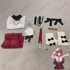 宝鐘マリン 生誕祭2025 制服コスプレ｜高再現ディテールで撮影映え、S～XXLのフルセット - 6枚目の画像（サムネイル）