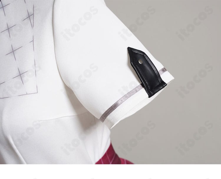 宝鐘マリン 生誕祭2025 制服コスの袖口ディテール。丁寧な縫製と端処理を示す近接写真。