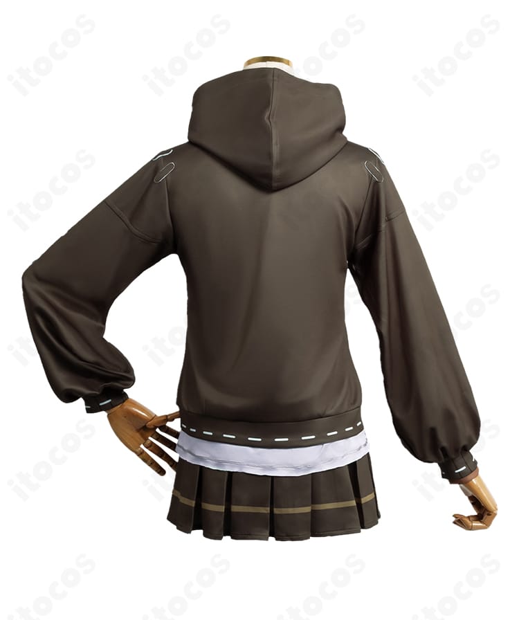 IdentityV 第五人格 骨董商 紙装束 コスプレ衣装の背面。裾のラインと装飾配置を忠実に再現