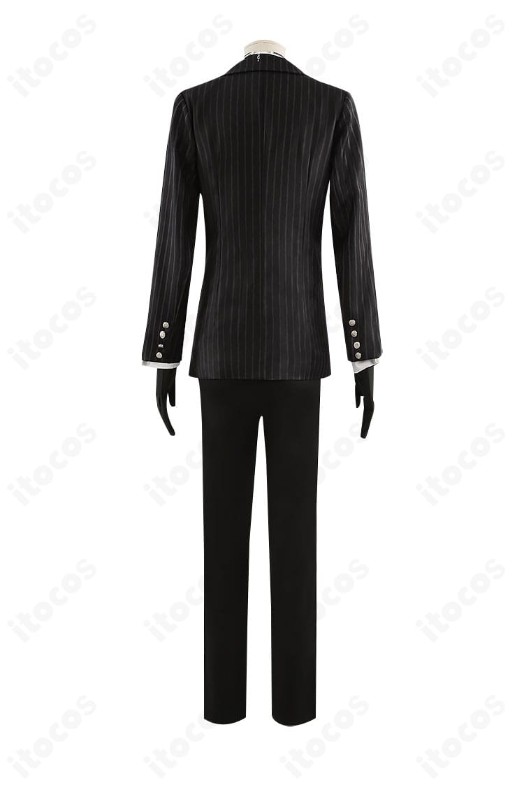 ツイステッドワンダーランド トレイ・クローバー ナイトメアースーツ 背面デザインの高精度再現