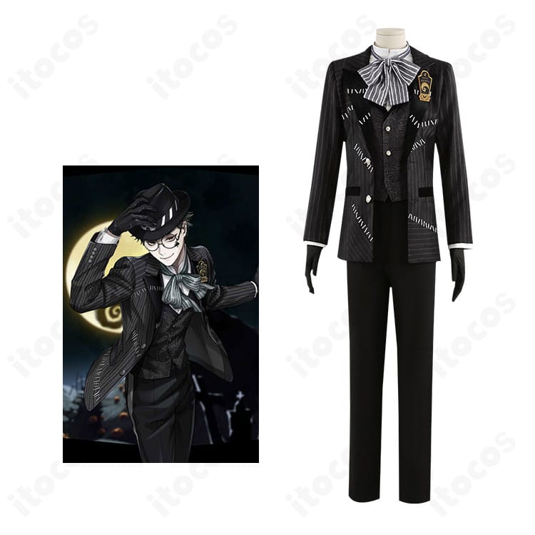 ツイステッドワンダーランド トレイ・クローバー ハロウィン2024 ナイトメアースーツの着用イメージとフルセット衣装