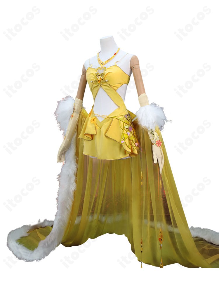 無期迷途 ミリー コスプレ衣装の側面ディテール｜ショールと腰飾りのラインが映える丁寧な仕上げ