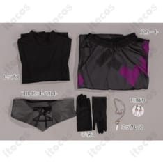 プロセカ 朝比奈まふゆ あたたかな時間/Dark Embrace 高再現コスチューム - 5枚目の画像（サムネイル）