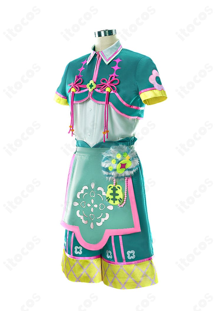 『あんさんぶるスターズ！！』全能ACE衣装の左側面ディテール。袖口とコートラインをアニメ寄りに忠実再現。