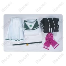 杏山カズサ 制服コスプレ衣装｜猫耳フード再現で撮影映え、動きやすい5点セット - 7枚目の画像（サムネイル）